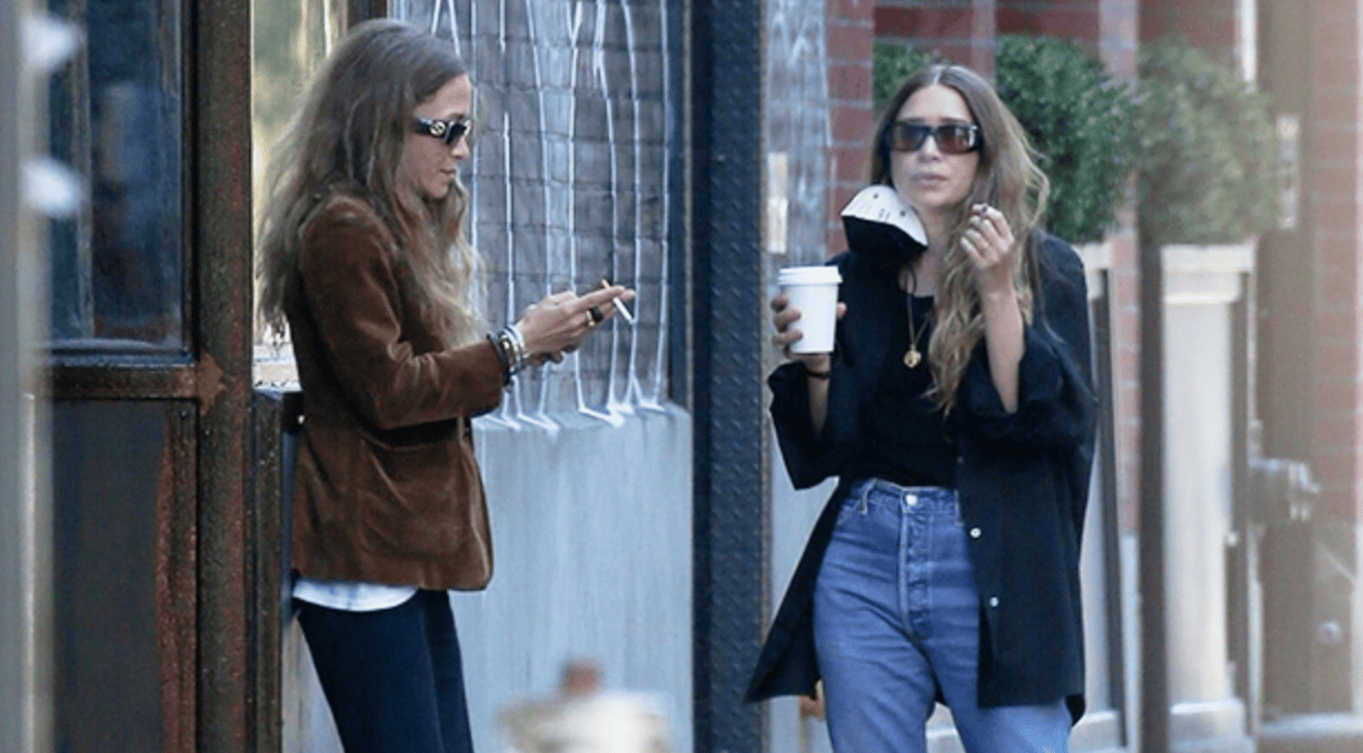 Olsen twins smoking