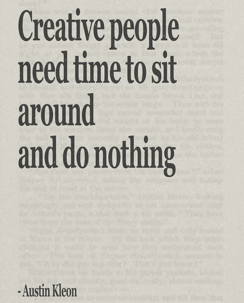 Creative people sitat