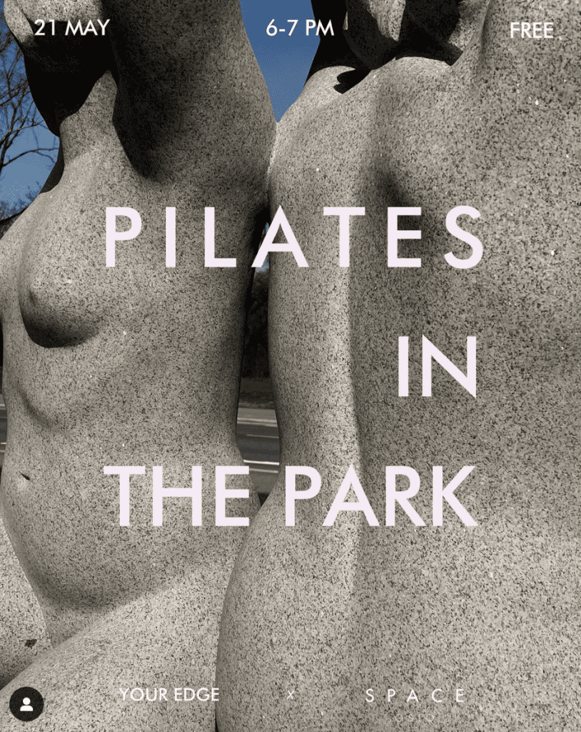 Pilates in the Park. Your Edge og Space Pilates