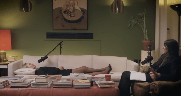 Fashion Neurosis med Bella Freud. Gjest Kate Moss. Foto: produsenten