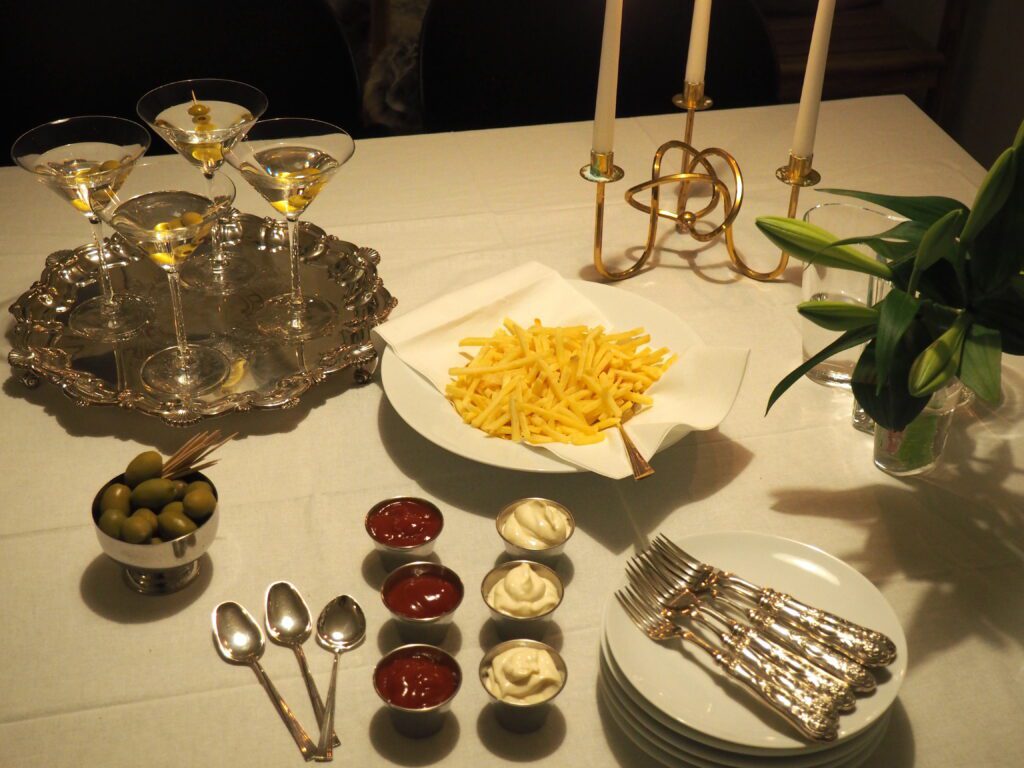Martini og fries