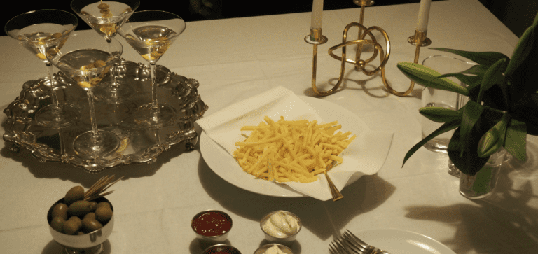 Martini og fries