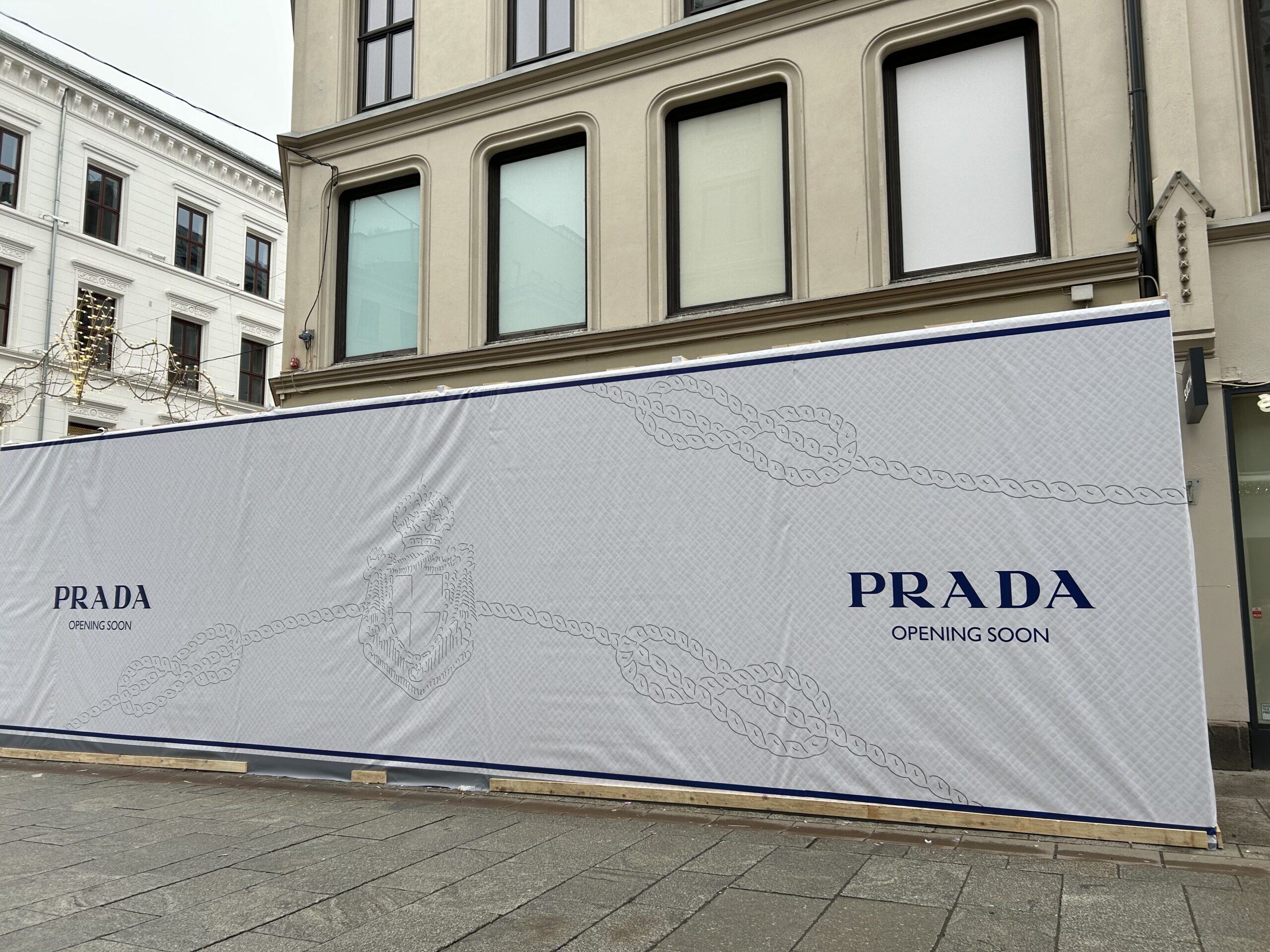 Her åpner Prada butikk i Oslo