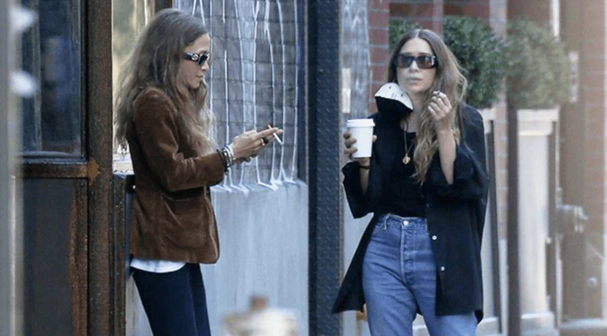 Olsen twins smoking