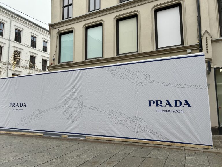 Her åpner Prada butikk i Oslo