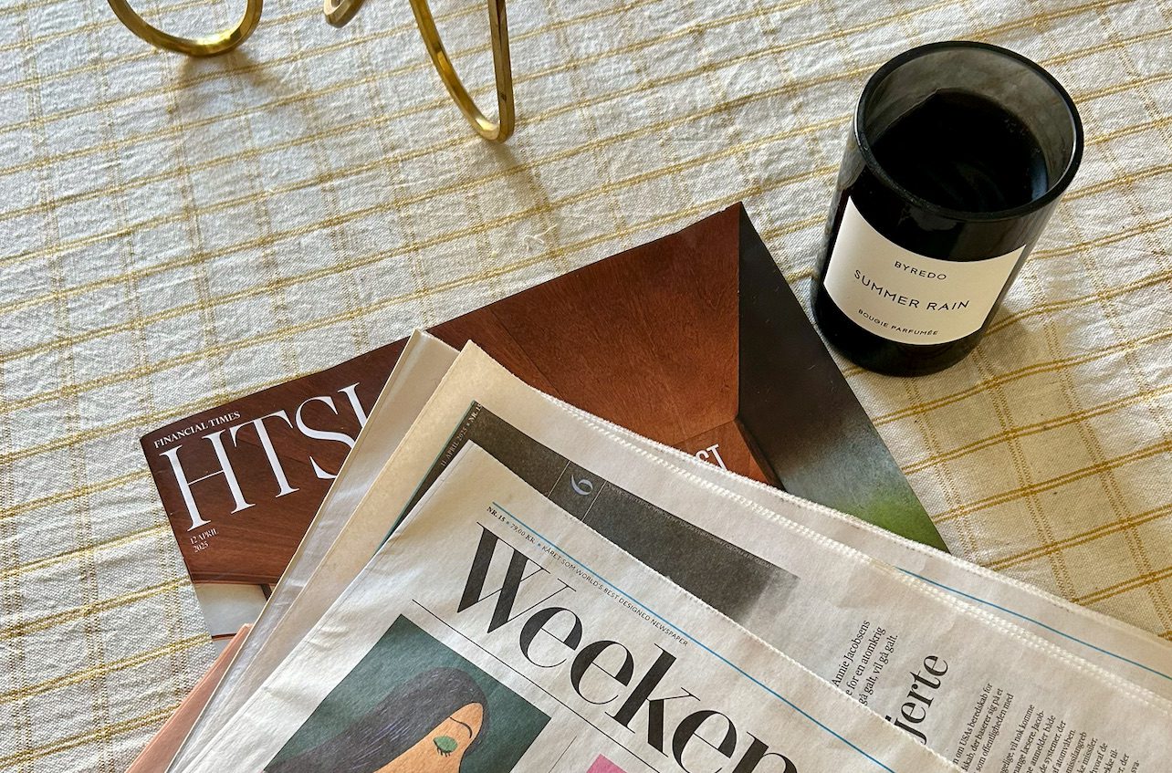 Aviser og artikler vi leser nå