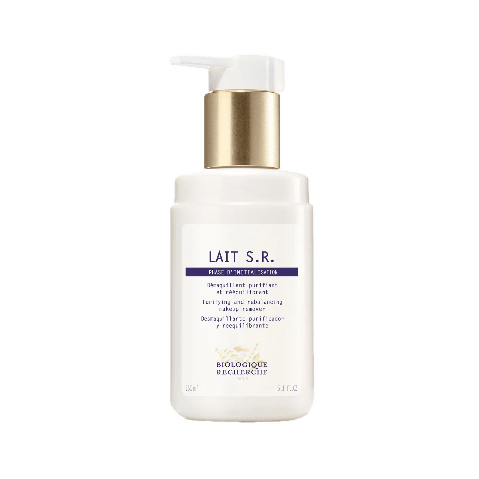 Lait S.R. renseprodukt med pumpeflaske, Biologique Recherche.