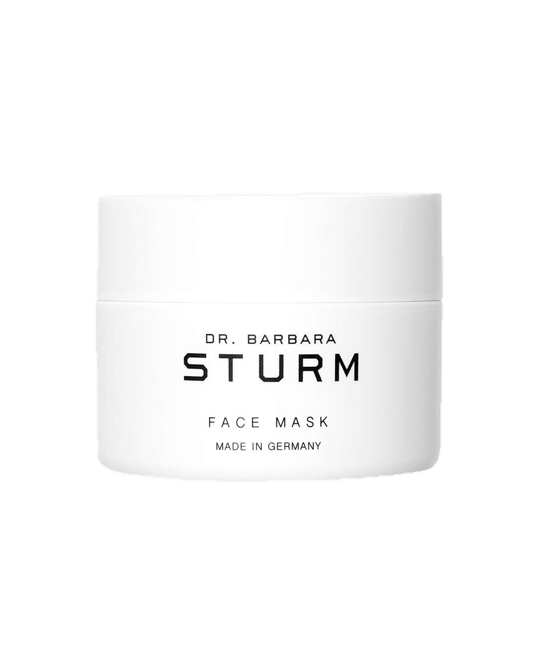 Dr. Barbara Sturm ansiktsmaske på hvit bakgrunn.